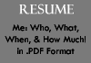 Online Resume